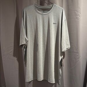 Reebok Men's Heather Gray Short Sleeve Tee